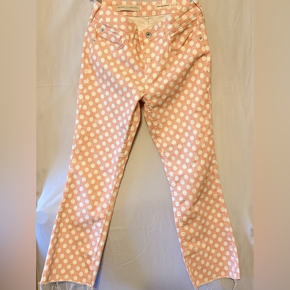 Anthropologie Pilcro & the Letterpress Polka Dot Pants High Rise Bootcut… - Picture 2 of 7